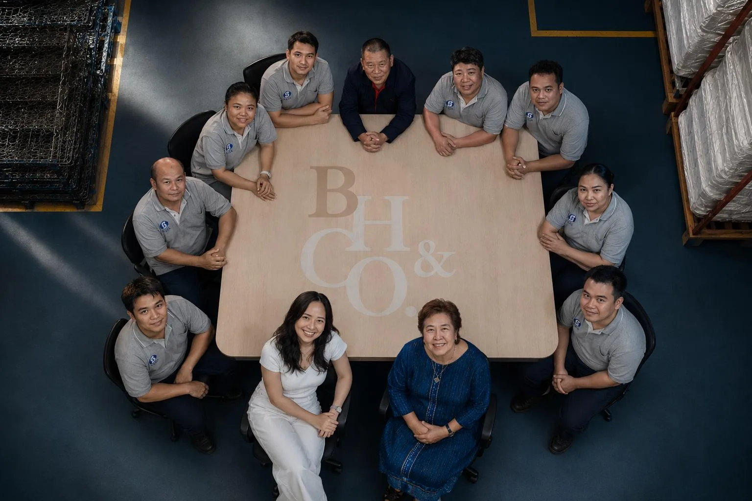 ทีมงาน Bed House & Co. ที่โรงงานบางพลี